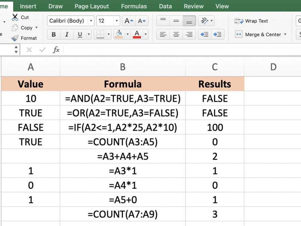 Logical Functions in Excel: AND, OR, NOT Explained with Examples